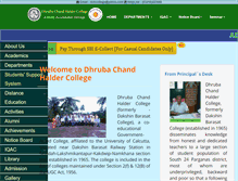 Tablet Screenshot of dchcollege.org